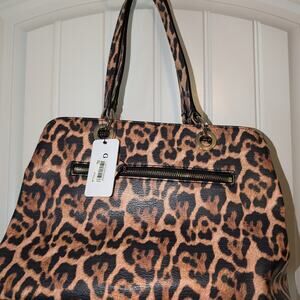 Guess 1981 Cheeta/Leopard Print Shoulder Bag